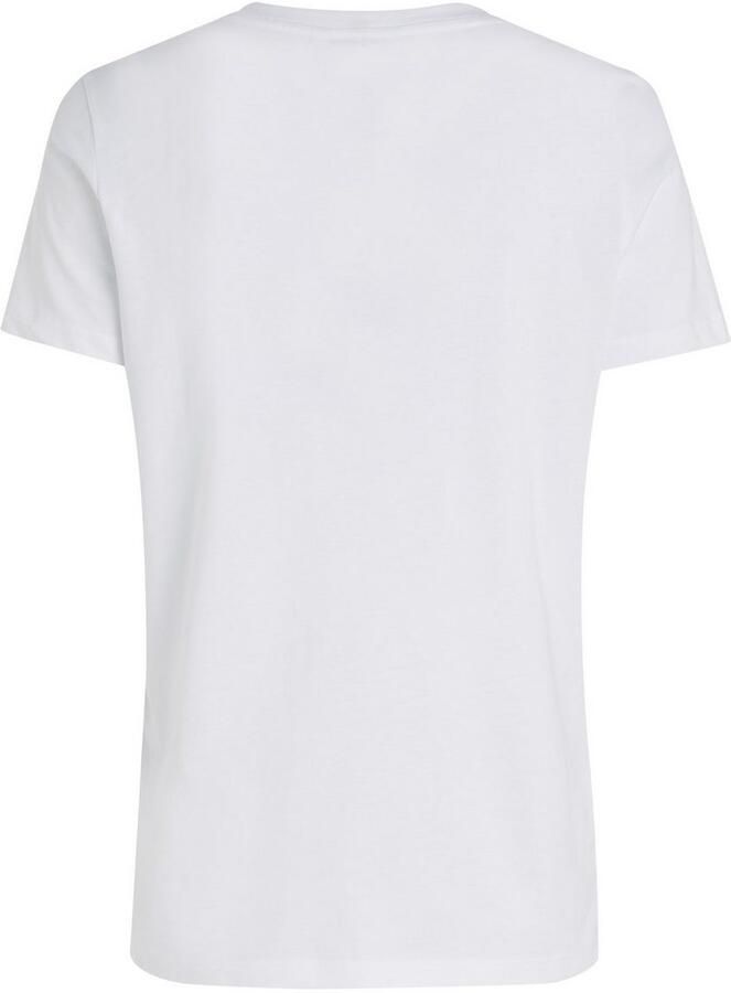 Tommy Hilfiger Shirt met ronde hals HERITAGE HILFIGER C-NK REG TEE met geborduurd lineair logo-opschrift - Foto 5