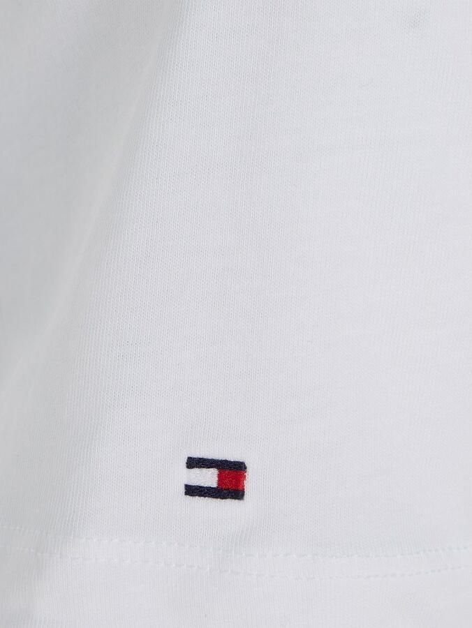 Tommy Hilfiger Shirt met ronde hals HERITAGE HILFIGER C-NK REG TEE met geborduurd lineair logo-opschrift - Foto 4