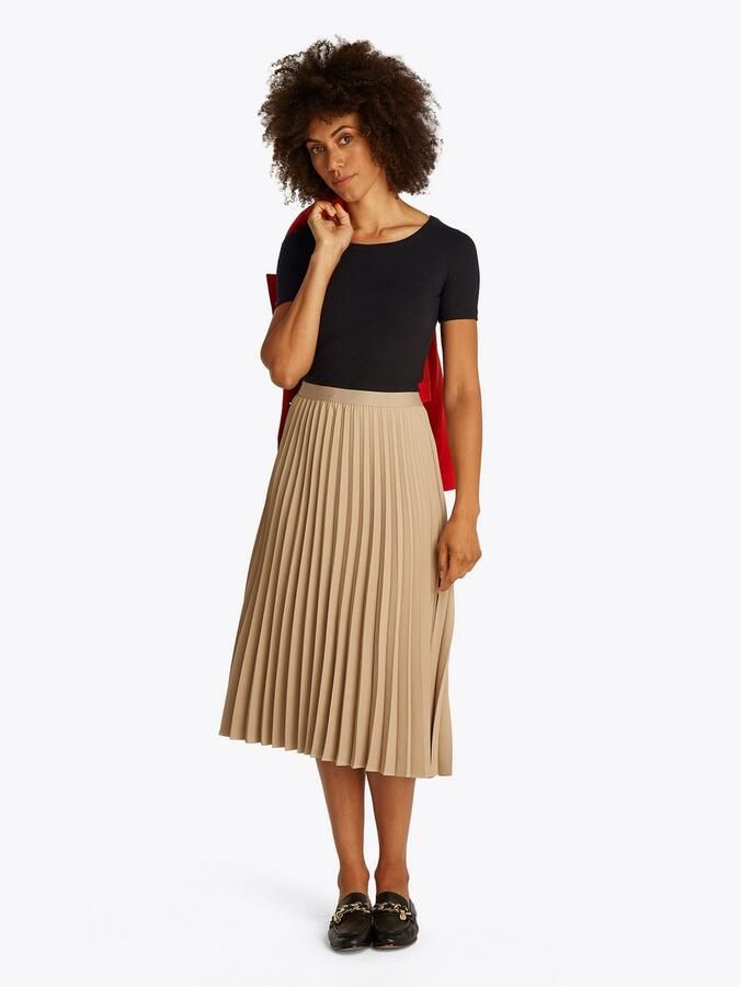 Tommy Hilfiger Shirt met ronde hals SLIM 5X2 RIB O-NK SS met discreet geborduurd logo - Foto 7