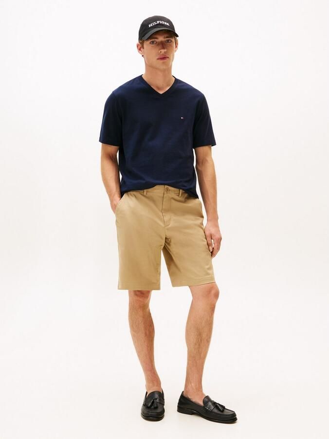 Tommy Hilfiger Shirt met V-hals ESSENTIAL V-NECK TEE met V-hals en merklabel - Foto 8