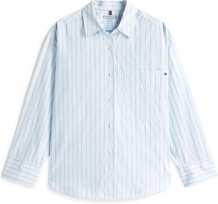 Tommy Hilfiger Oversized overhemdblouse van puur katoen - Foto 3