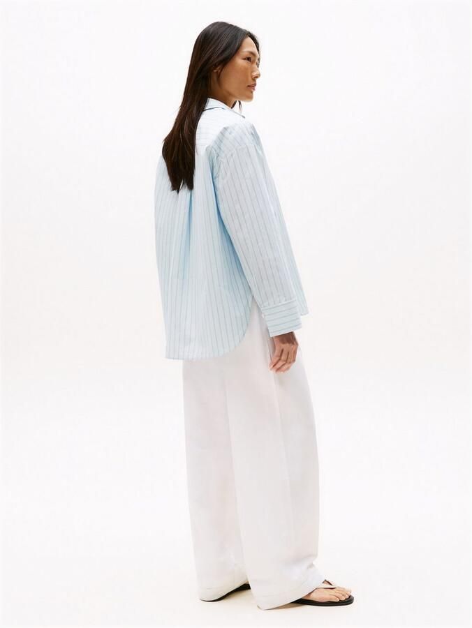 Tommy Hilfiger Oversized overhemdblouse van puur katoen - Foto 2