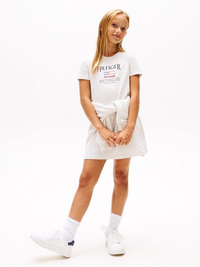 Tommy Hilfiger Shirtjurk HILFIGER SEQUINS FLAG TEE DRESS - Foto 7