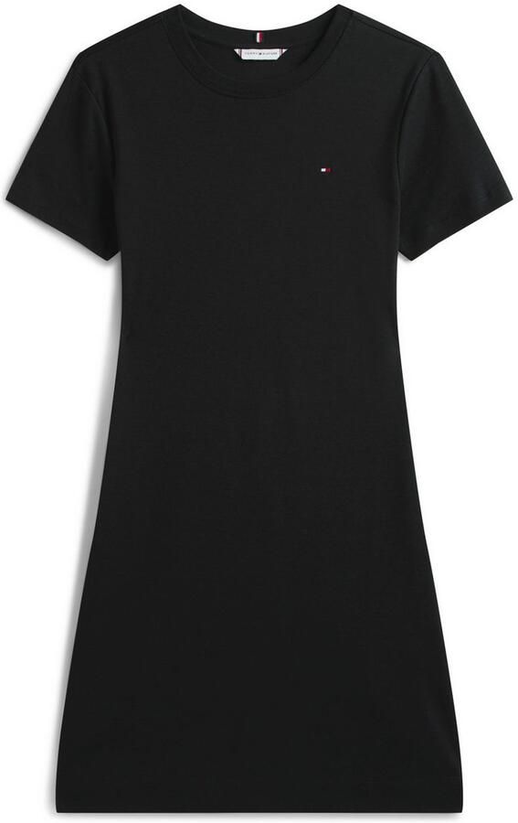 Tommy Hilfiger Shirtjurk NEW CODY STR SLIM SHORT DRS SS met allover streepdessin logo-vlag - Foto 3