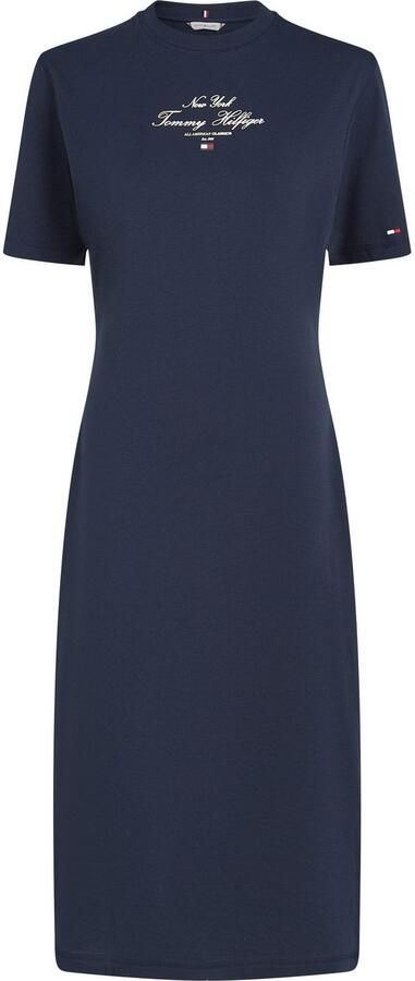 Tommy Hilfiger Shirtjurk REG SCRIPT TEE DRESS SS - Foto 3
