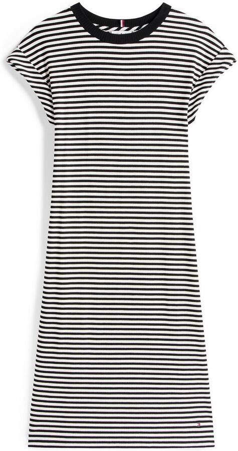 Tommy Hilfiger Shirtjurk RIB SHORT REG TEE DRS - Foto 3