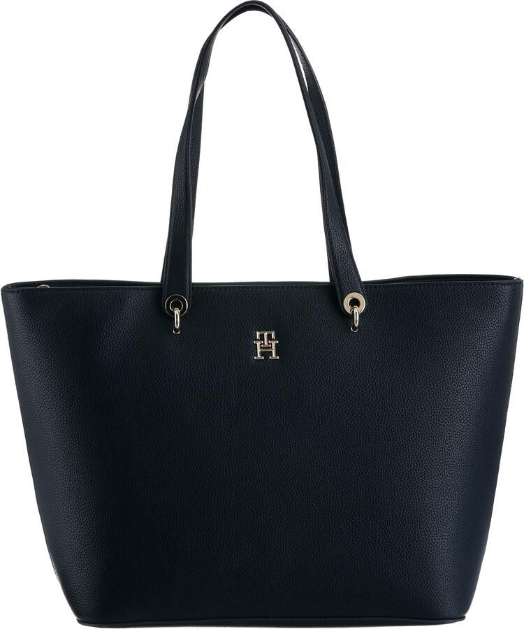 Tommy Hilfiger Shopper TH EMBLEM TOTE met th-embleem aan de voorkant - Foto 3