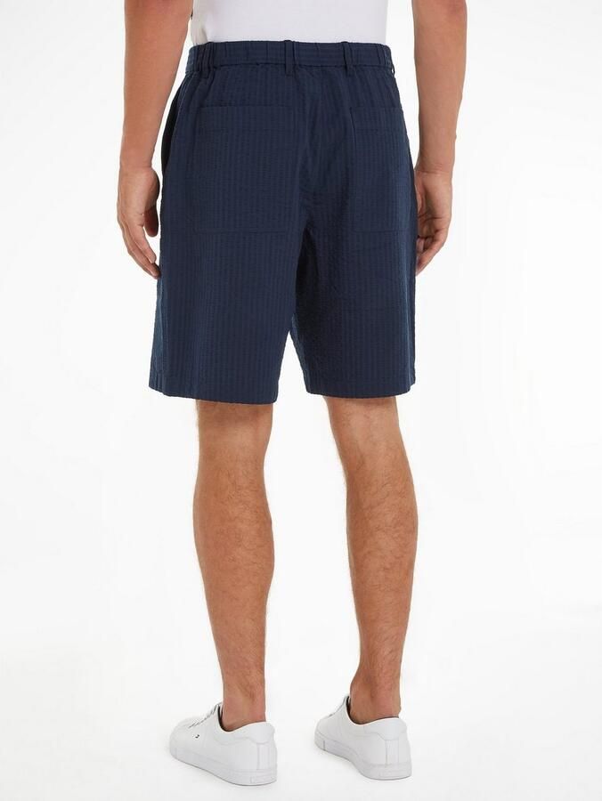 Tommy Hilfiger Bermuda met structuurmotief model 'SEERSUCKER' - Foto 7