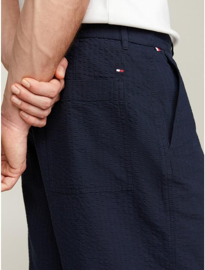 Tommy Hilfiger Bermuda met structuurmotief model 'SEERSUCKER' - Foto 4