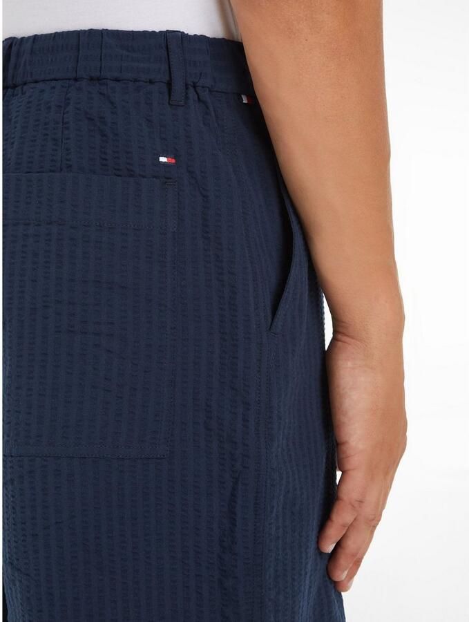 Tommy Hilfiger Bermuda met structuurmotief model 'SEERSUCKER' - Foto 5