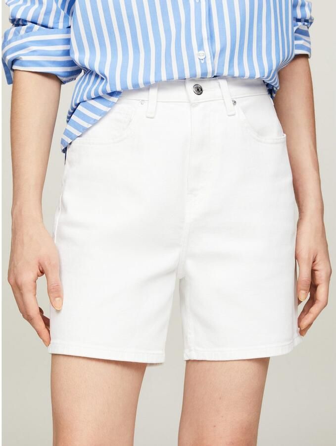 Tommy Hilfiger Korte jeans in effen design met labeldetail - Foto 4