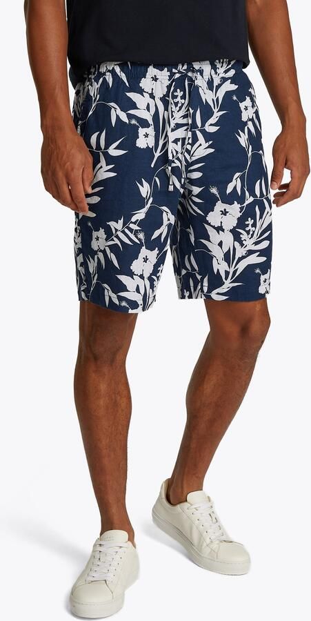 Tommy Hilfiger Relaxed fit bermuda van zuiver linnen model 'HARLEM' - Foto 6