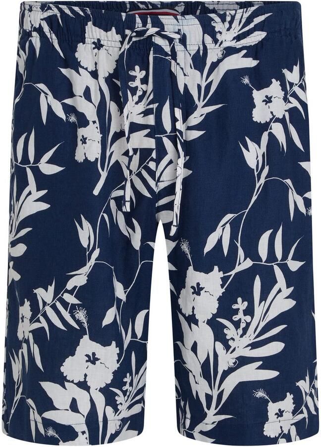 Tommy Hilfiger Relaxed fit bermuda van zuiver linnen model 'HARLEM' - Foto 5