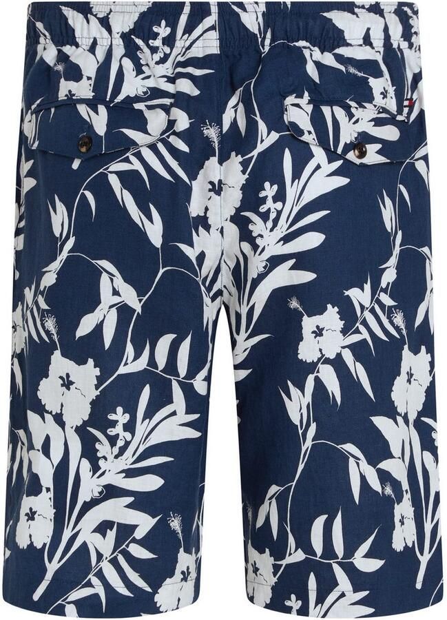 Tommy Hilfiger Relaxed fit bermuda van zuiver linnen model 'HARLEM' - Foto 4