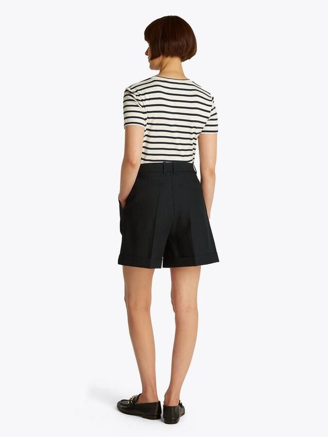 Tommy Hilfiger Short LINEN MIX PLEATED SHORT met plooien verkoelend premium linnen - Foto 5