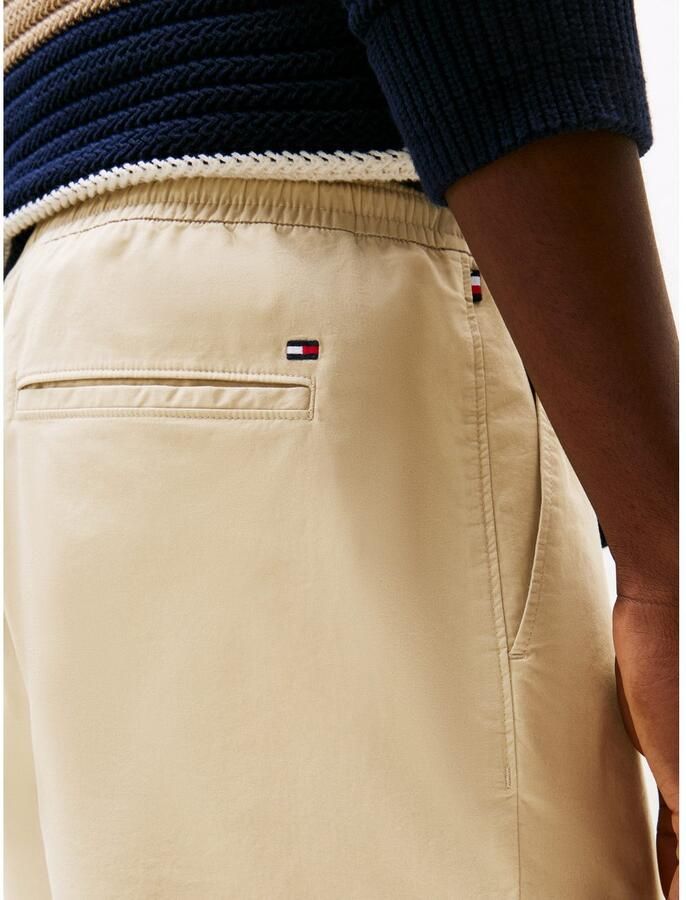 Tommy Hilfiger Regular fit korte broek van een mix van katoen en elastaan