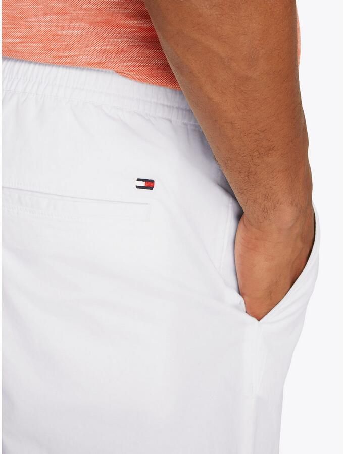 Tommy Hilfiger Regular fit korte broek van een mix van katoen en elastaan