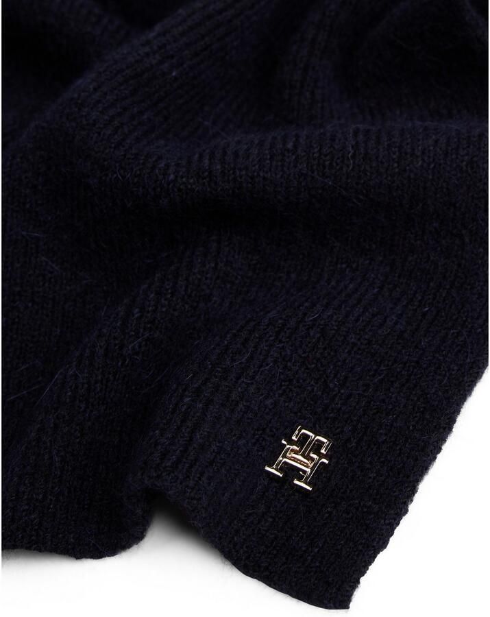 Tommy Hilfiger Sjaal ELEVATED CHIC FLUFFY van kabelbreisel ca. 190 x 35 cm pluizig