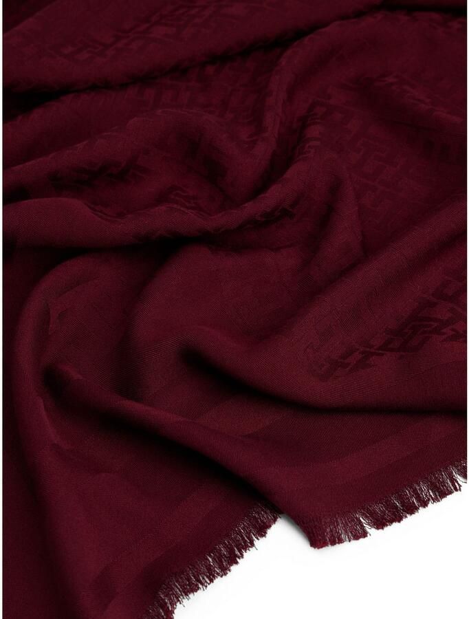 Tommy Hilfiger Sjaal TH Monogram met franjes en th-monogram