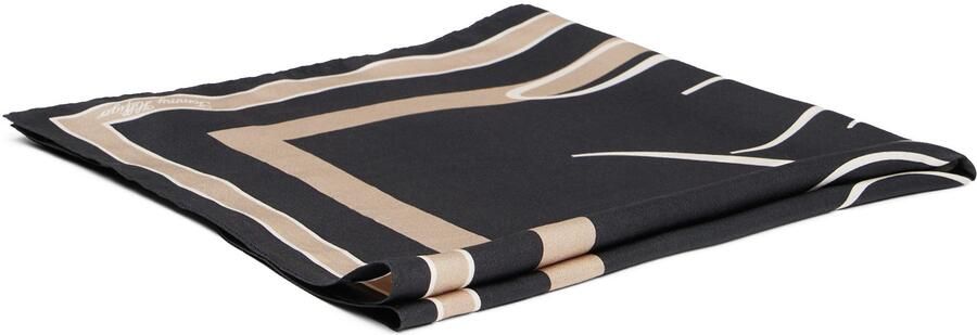 Tommy Hilfiger Sjaaltje TH HERITAGE SCRIPT SILK SCARF vierkantig van zuiver zijde met logo afmetingen 50 xs0 cm - Foto 4