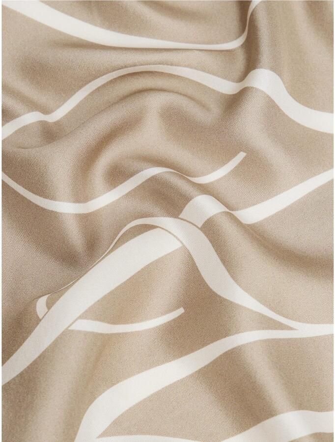Tommy Hilfiger Sjaaltje TH HERITAGE SCRIPT SILK SCARF vierkantig van zuiver zijde met logo afmetingen 50 xs0 cm - Foto 2