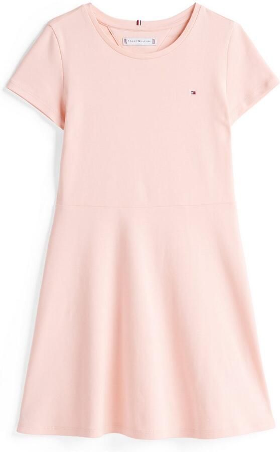 Tommy Hilfiger Skaterjurk ESSENTIAL SKATER DRESS SS met zwijgende rok met logo-borduursel - Foto 3