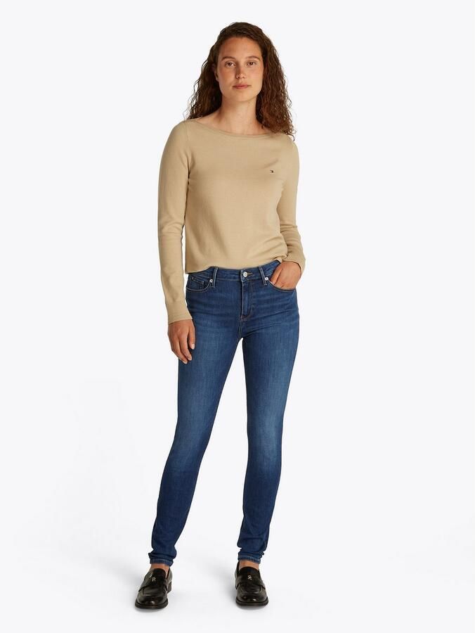 Tommy Hilfiger Skinny fit jeans COMO Skinny RW ACE met logo-badge en enkellange snit - Foto 6