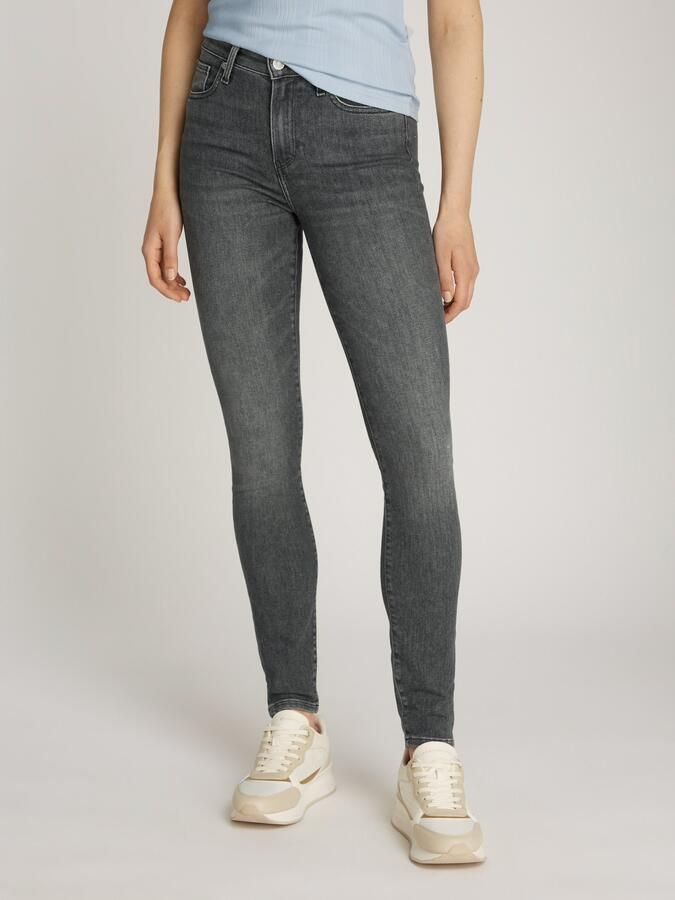 Tommy Hilfiger Skinny fit jeans COMO Skinny RW ACE met logo-badge en enkellange snit - Foto 4