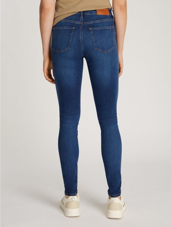 Tommy Hilfiger Skinny fit jeans COMO Skinny RW ACE met logo-badge en enkellange snit - Foto 5