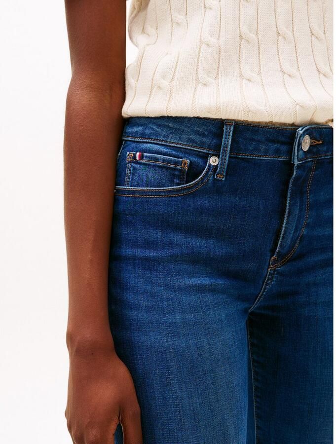 Tommy Hilfiger Skinny fit jeans COMO Skinny RW ACE met logo-badge en enkellange snit - Foto 2