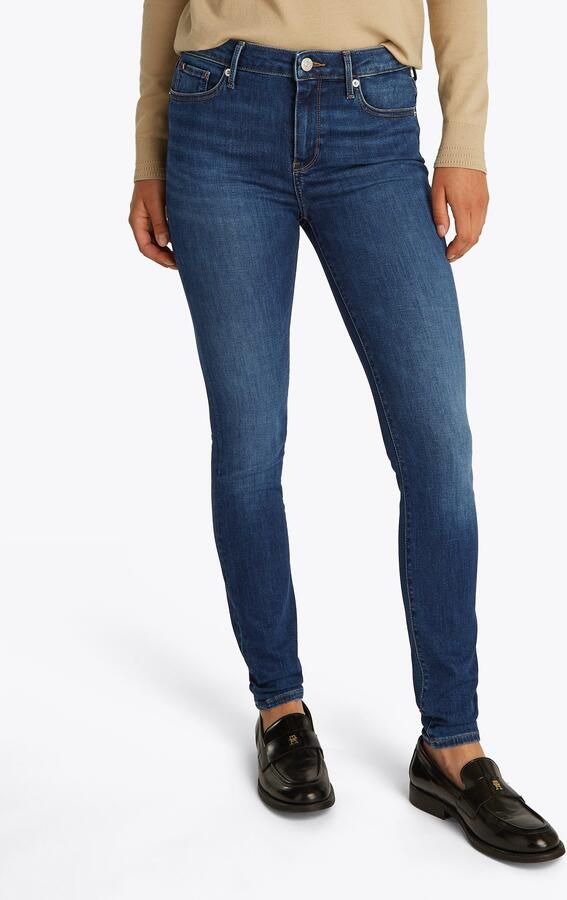 Tommy Hilfiger Skinny fit jeans COMO Skinny RW ACE met logo-badge en enkellange snit - Foto 13