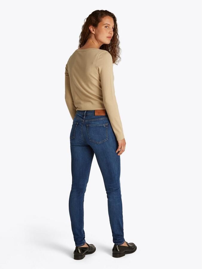 Tommy Hilfiger Skinny fit jeans COMO Skinny RW ACE met logo-badge en enkellange snit - Foto 8