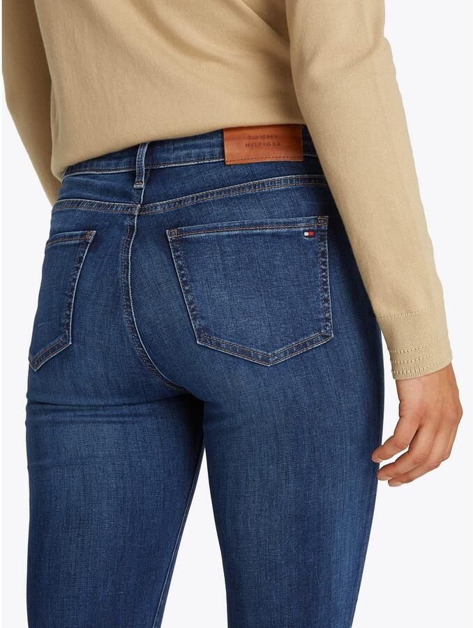 Tommy Hilfiger Skinny fit jeans COMO Skinny RW ACE met logo-badge en enkellange snit - Foto 3