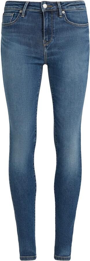 Tommy Hilfiger Skinny fit jeans COMO SKINNY RW BLACK met logo-badge - Foto 10