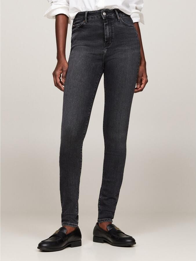 Tommy Hilfiger Skinny fit jeans HARLEM U SKINNY HW CAL met logo-badge - Foto 4