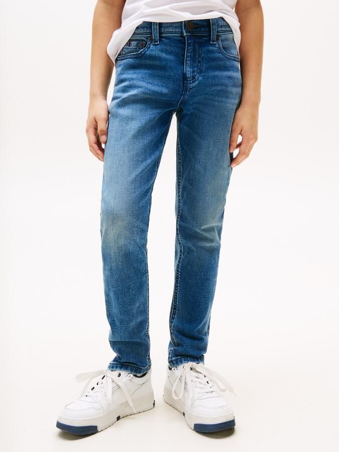Tommy Hilfiger Slim fit jeans SCANTON VINTAGE DENIM voor kinderen tot 16 jaar n coole wassingi - Foto 7