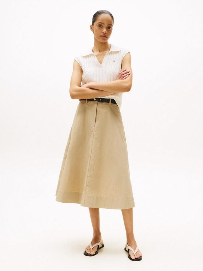 Tommy Hilfiger Slip-over CO CABLE MID GG OPEN POLO VEST - Foto 2