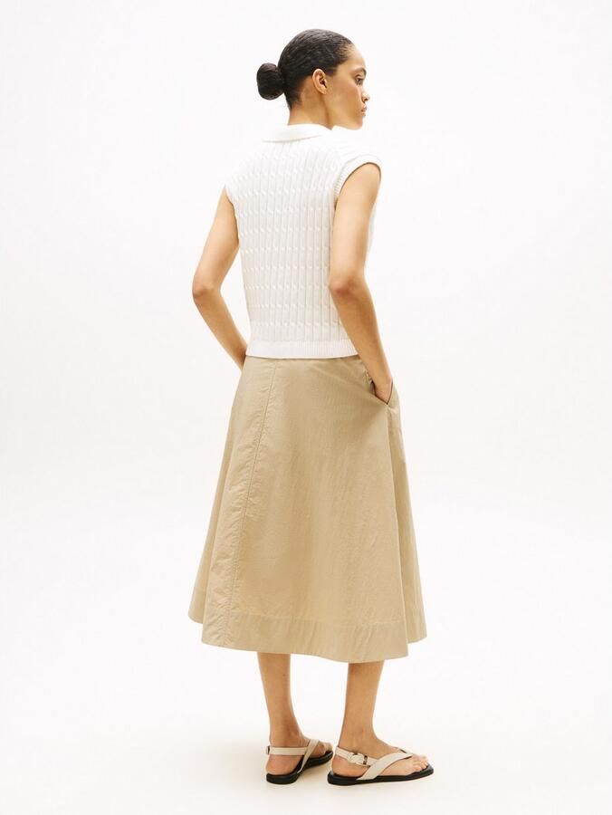 Tommy Hilfiger Slip-over CO CABLE MID GG OPEN POLO VEST - Foto 3