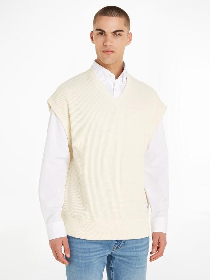 Tommy Hilfiger Stijlvol Gebreid Vest voor Heren White Heren - Foto 5