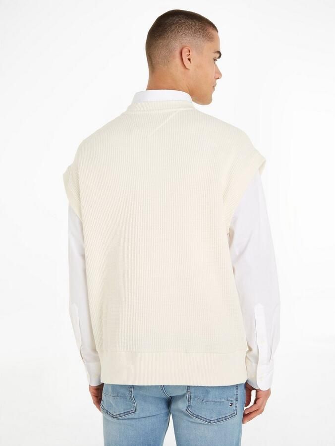 Tommy Hilfiger Stijlvol Gebreid Vest voor Heren White Heren - Foto 4