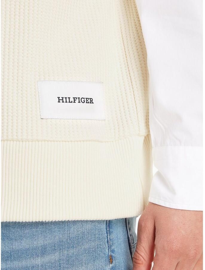 Tommy Hilfiger Stijlvol Gebreid Vest voor Heren White Heren