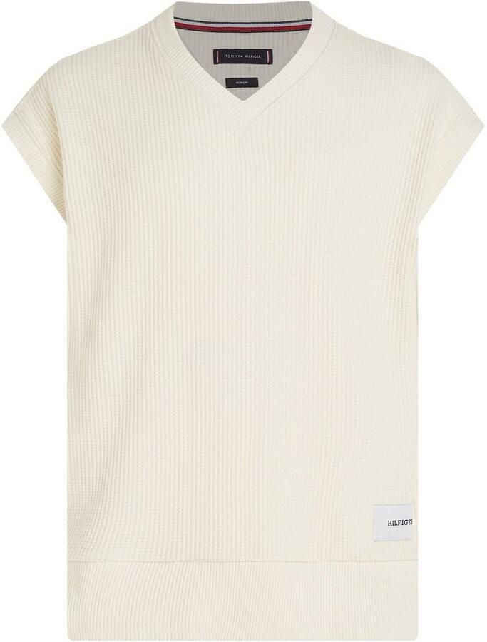 Tommy Hilfiger Stijlvol Gebreid Vest voor Heren White Heren - Foto 2