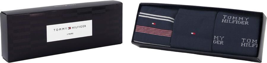Tommy Hilfiger Sokken met opvallende patroon geschenkdoos (3 paar) - Foto 6