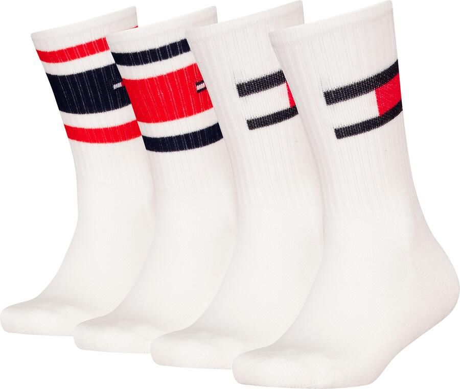 Tommy Hilfiger Sokken TH KIDS SOCK 4P FLAG & SPORT STRIPE ECOM (4 paar) - Foto 2