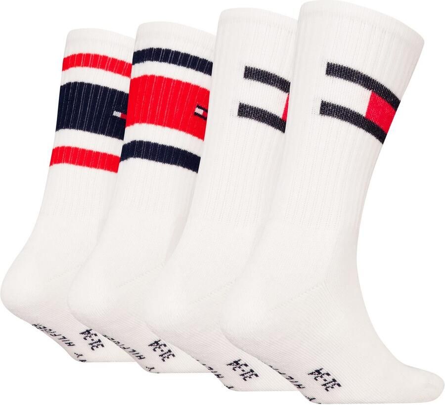 Tommy Hilfiger Sokken TH KIDS SOCK 4P FLAG & SPORT STRIPE ECOM (4 paar)