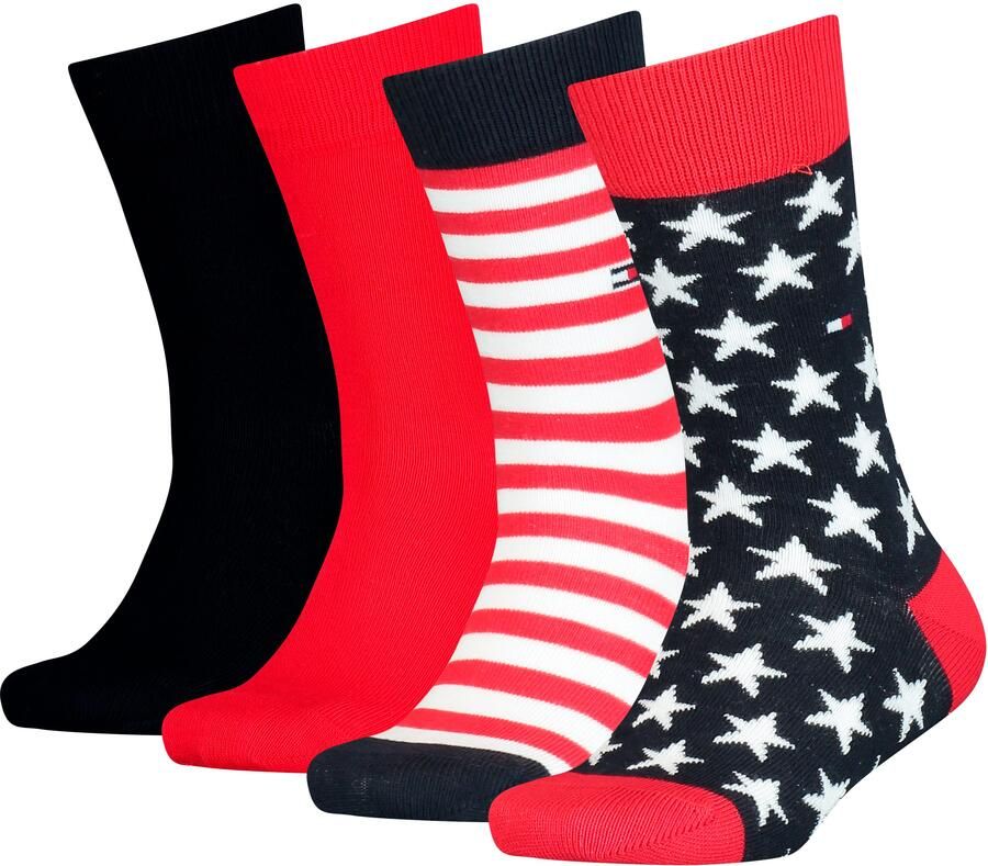 Tommy Hilfiger Sokken TH KIDS SOCK 4P STARS & STRIPES ECOM (4 paar) - Foto 2