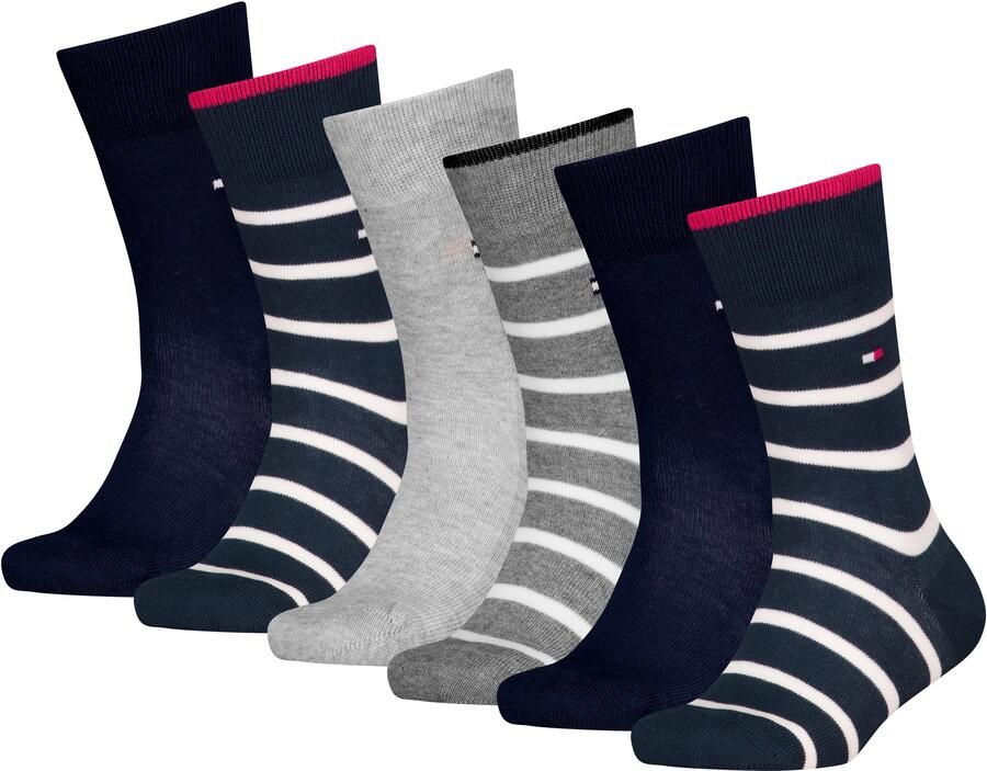 Tommy Hilfiger Sokken TH KIDS SOCK 6P BRETON STRIPE ECOM (6 paar) - Foto 3