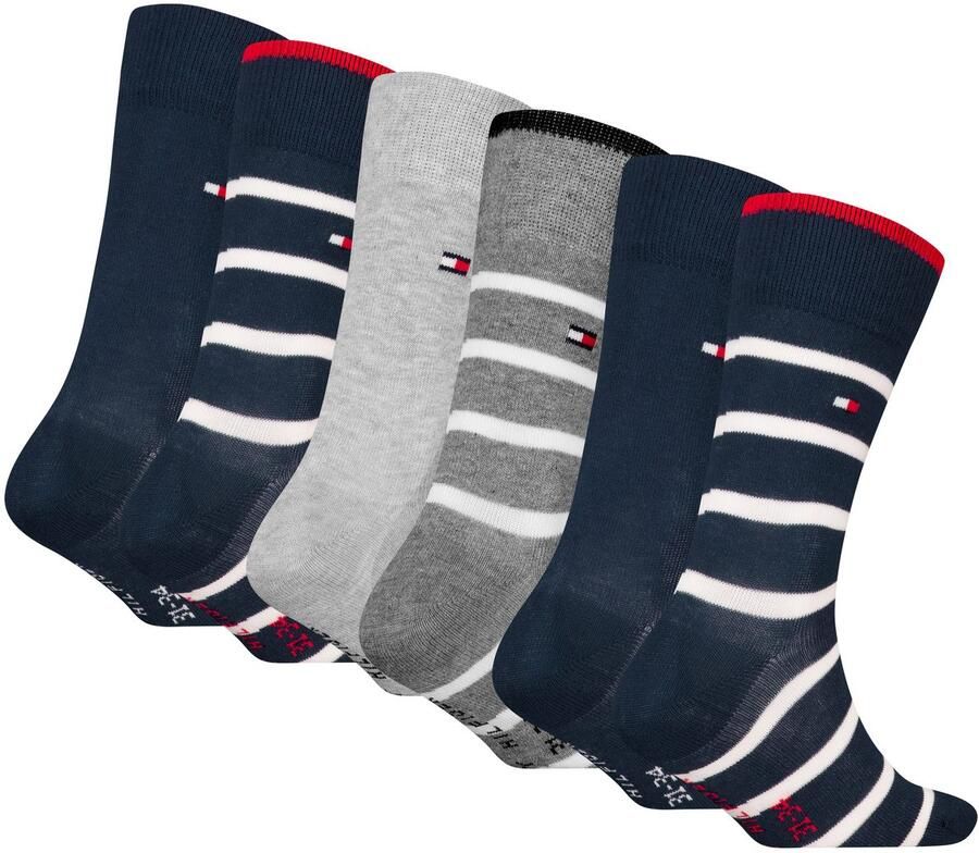 Tommy Hilfiger Sokken TH KIDS SOCK 6P BRETON STRIPE ECOM (6 paar)