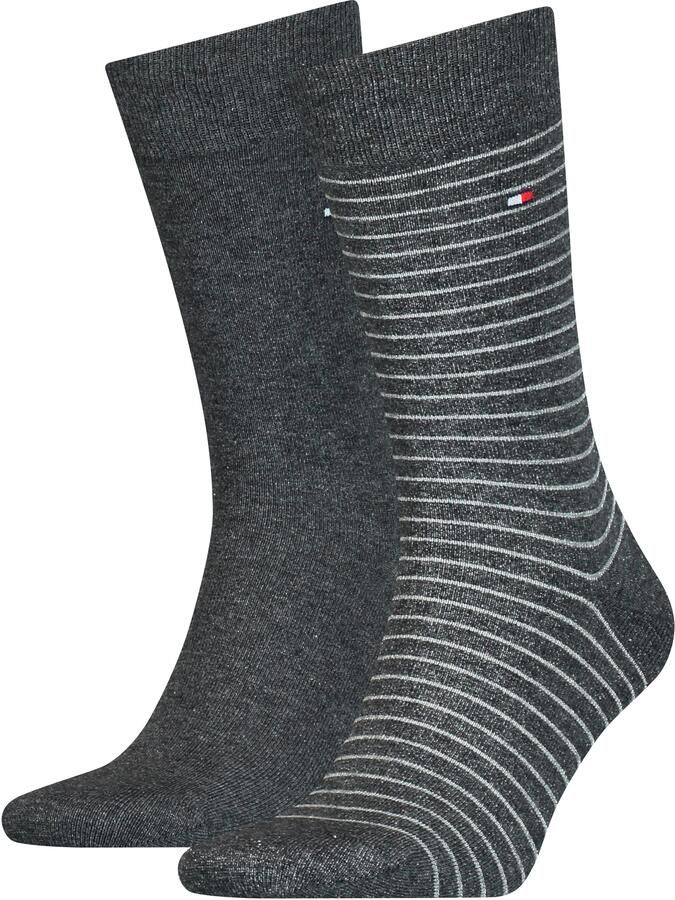 Tommy Hilfiger Sokken TH MEN SMALL STRIPE SOCK 2P (2 paar)
