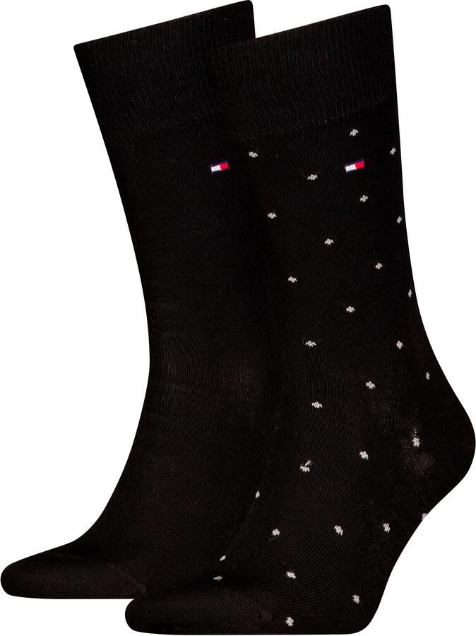 Tommy Hilfiger Sokken TH MEN SOCK 2P DOT met klassieke merkdruk (2 paar 2 paar) - Foto 2